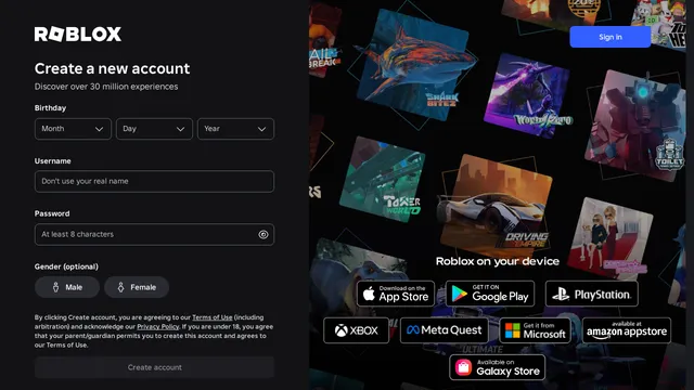 Screenshot of roblox.com on port 443