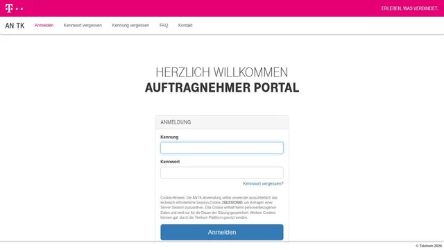 Screenshot of antk.telekom.de on port 443
