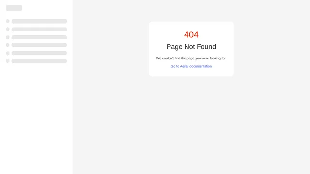Screenshot of aerial-sandbox.okta.com on port 443