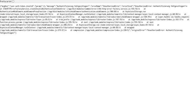 Screenshot of api-core-dev.caronsale.de on port 443