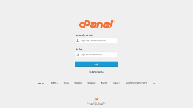 Screenshot of cpanel.alurionresources.com on port 443