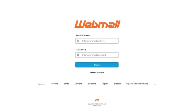 Screenshot of webmail.idshopku.com on port 443