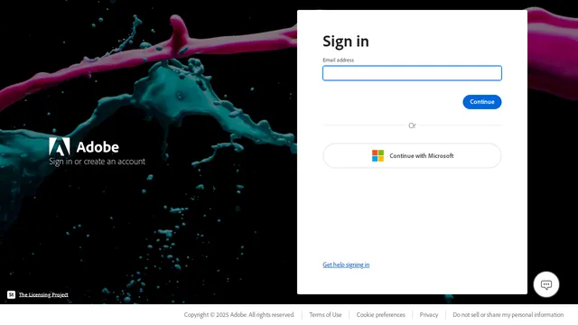 Screenshot of demos.adobe.com on port 443