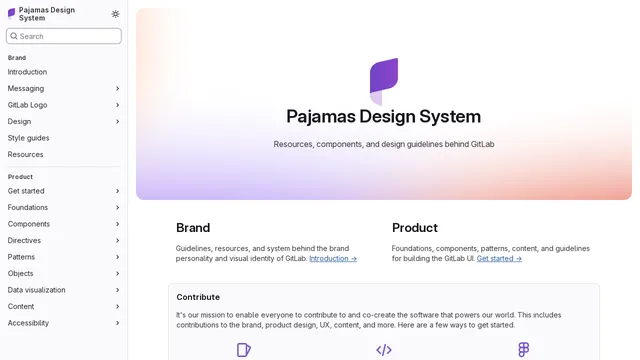 Screenshot of design.gitlab.com on port 443