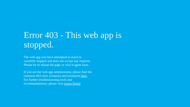 Screenshot of enable.azurewebsites.net on port 443