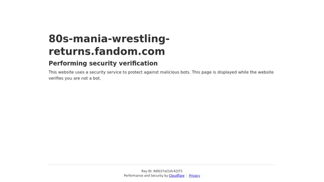 Screenshot of 80s-mania-wrestling-returns.fandom.com on port 443