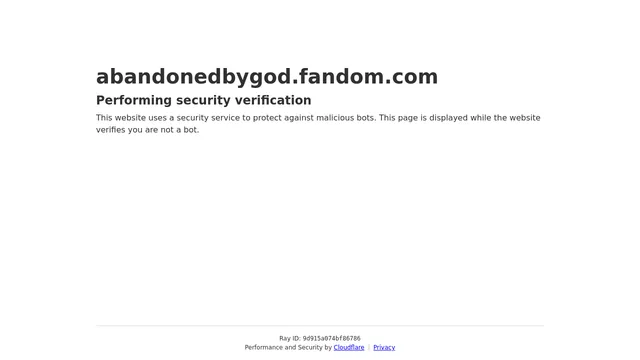 Screenshot of abandonedbygod.fandom.com on port 443