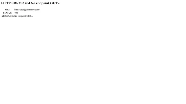 Screenshot of capi.grammarly.com on port 443