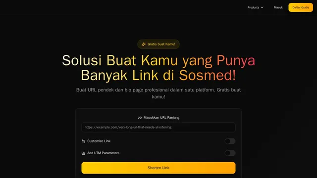 Screenshot of link.noice.id on port 443