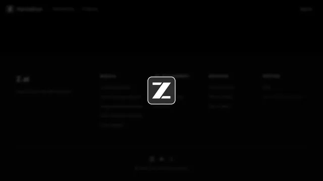 Screenshot of hackathon.z.ai on port 443