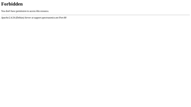 Screenshot of support.spectrasonics.net on port 443