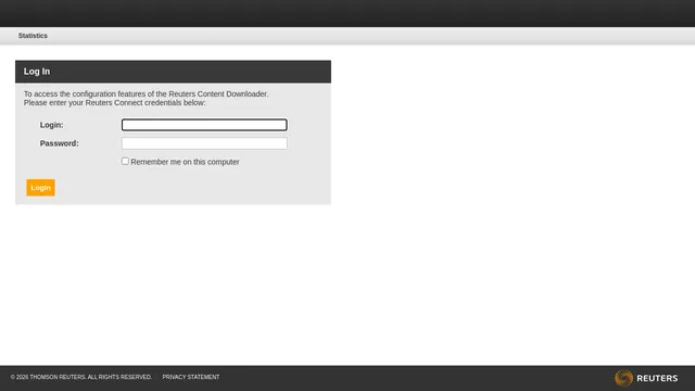 Screenshot of aws.contentdownloader.reuters.com on port 443