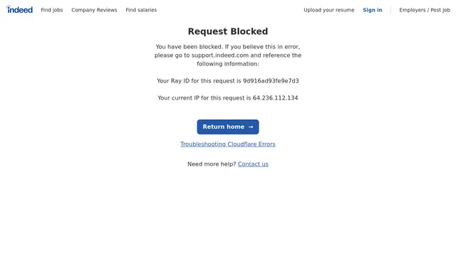 Screenshot of ai-plat-langsmith-service.indeed.com on port 443