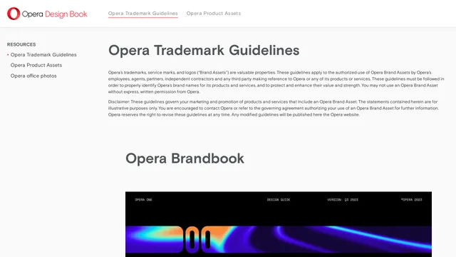 Screenshot of brand.opera.com on port 443