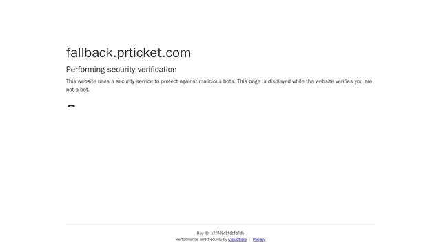 Screenshot of fallback.prticket.com on port 443