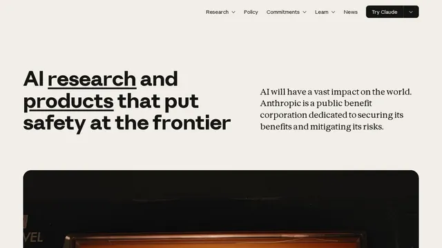 Screenshot of www.anthropic.com on port 8443