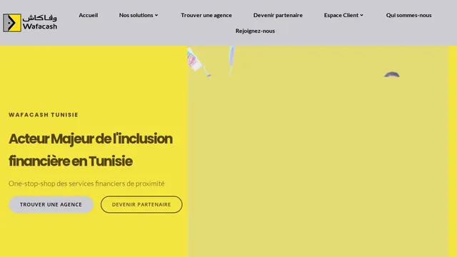 Screenshot of www.wafacash.tn on port 443