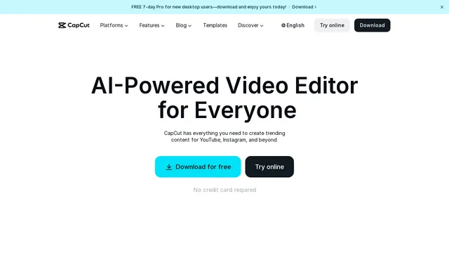 Screenshot of inspirevid.capcut.com on port 443