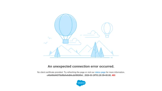 Screenshot of dfw.scratch.my.salesforce.com on port 8443