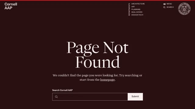 Screenshot of crp.cornell.edu on port 443