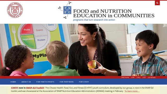 Screenshot of fnec.cornell.edu on port 443
