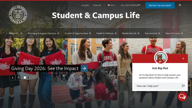 Screenshot of scl.cornell.edu on port 443