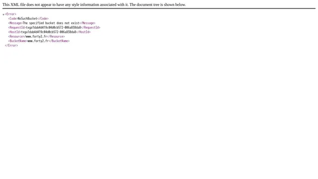 Screenshot of www.forty2.fr