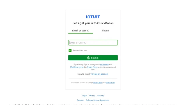 Screenshot of app.qbo.intuit.com on port 443