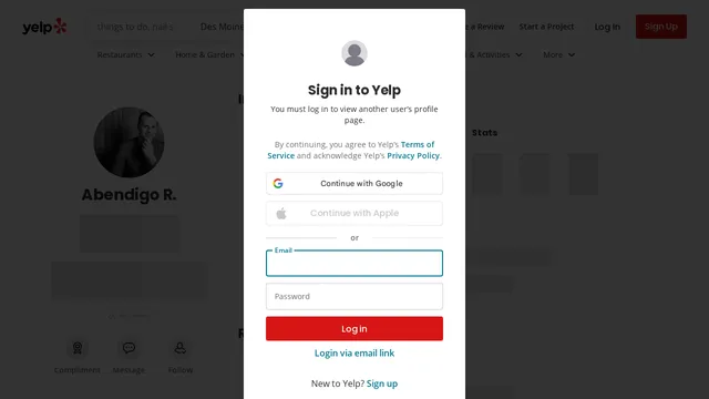Screenshot of abendigo.yelp.com on port 443