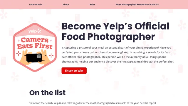 Screenshot of cameraeatsfirst.yelp.com on port 443