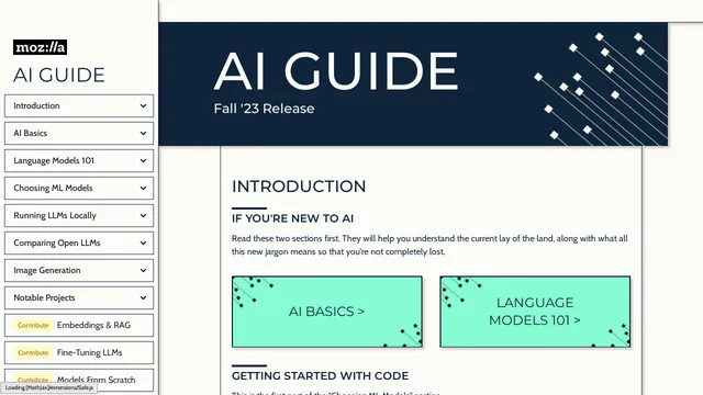 Screenshot of ai-guide.future.mozilla.org on port 443