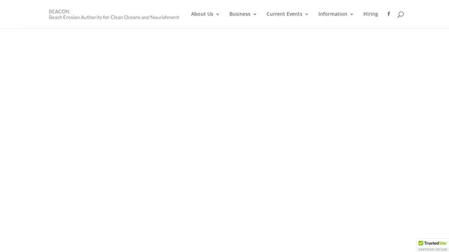 Screenshot of beacon.ca.gov on port 443