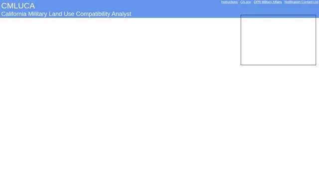 Screenshot of cmluca.gis.ca.gov on port 443