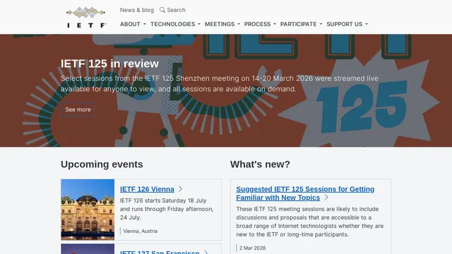 Screenshot of static.ietf.org on port 443