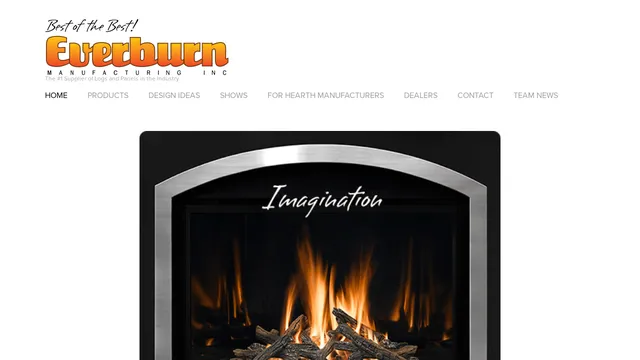 Screenshot of everburn.squarespace.com on port 443