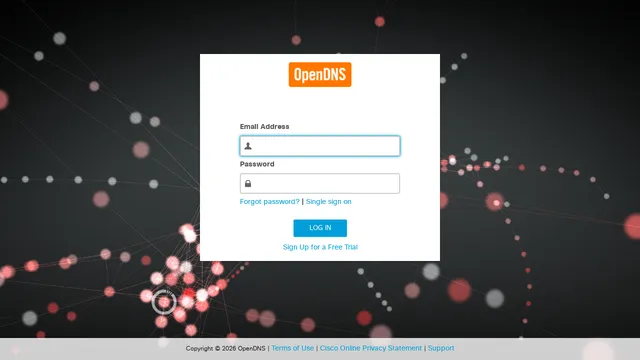 Screenshot of dashboard-ipv4.opendns.com on port 443