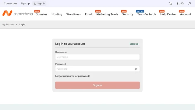 Screenshot of ap.www.namecheap.com on port 443