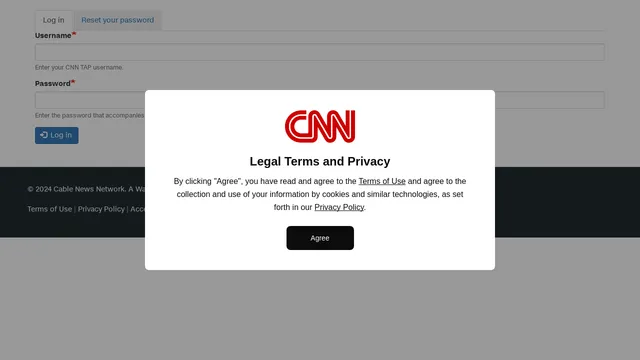 Screenshot of partner.cnn.com on port 443