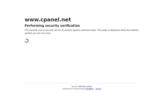 Screenshot of demo.cpanel.net on port 443