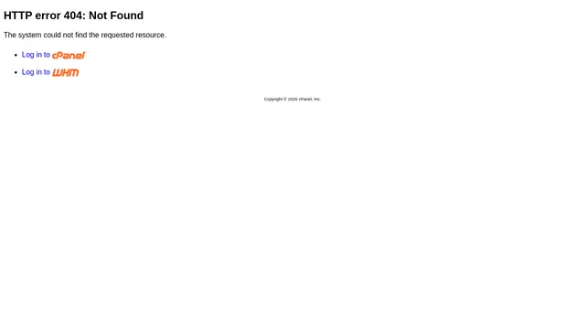 Screenshot of dnsnode.tech.cpanel.net on port 443