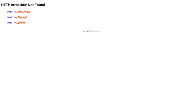 Screenshot of nick.mail.cpanel.net on port 443