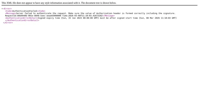 Screenshot of smart-blog.uat.builder-svcs.domain.com on port 443