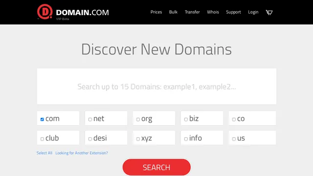 Screenshot of vip.domain.com on port 443