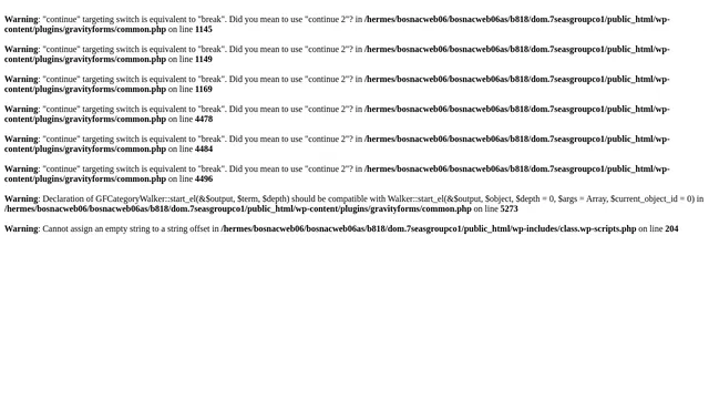 Screenshot of 7seasgroupco1.domain.com on port 443