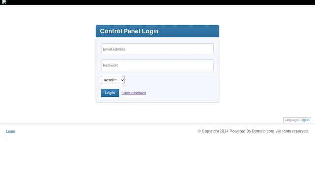 Screenshot of manage.vip.domain.com on port 443