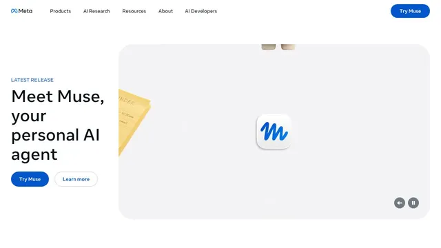 Screenshot of ai.meta.com on port 443