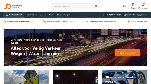Screenshot of trafficsafetysystems.eu on port 443