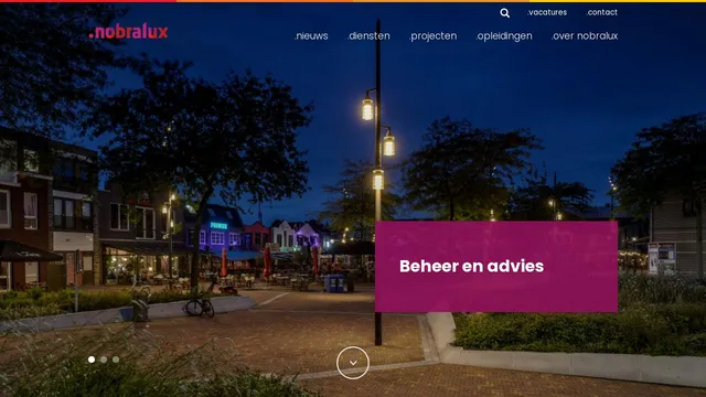 Screenshot of nobralux.nl on port 443