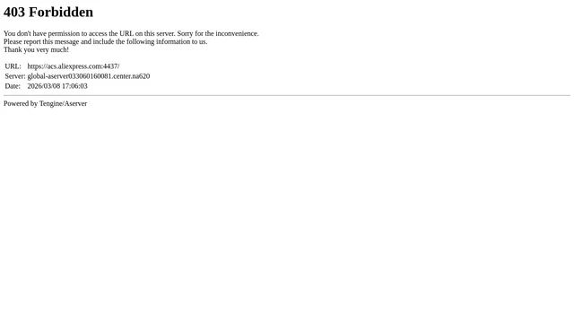 Screenshot of amacc.aliexpress.com on port 443