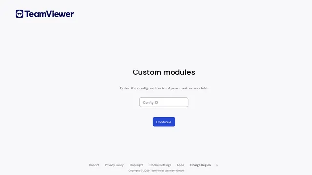 Screenshot of custom.teamviewer.com on port 443